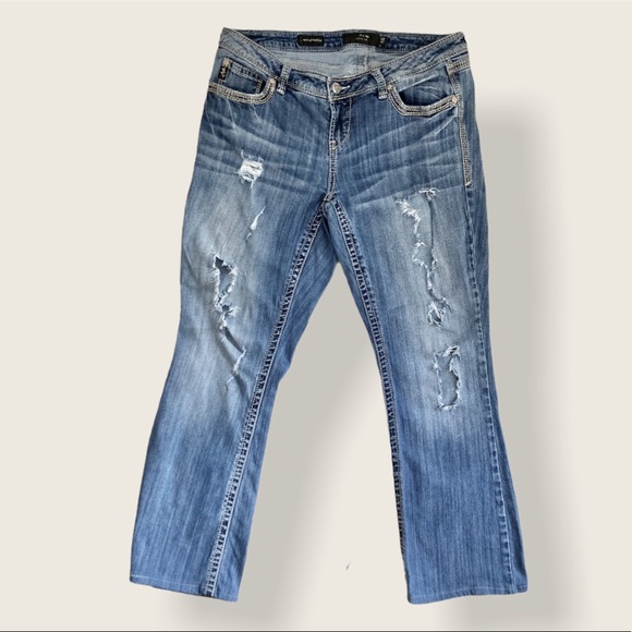 torrid Denim - Torrid Premium Distressed Bootcut Jeans | Plus Size Jeans